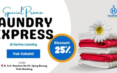 Layanan Cuci Express di Harina Laundry, Ujung Berung