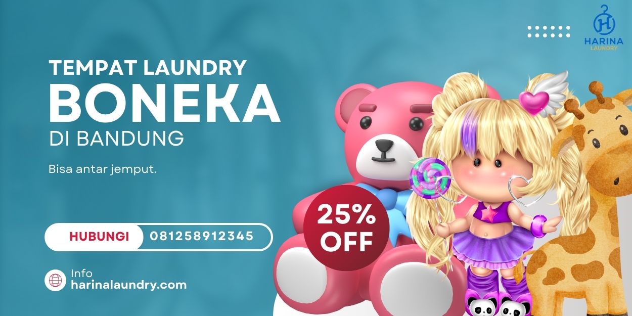 tempat laundry boneka terbaik di Bandung