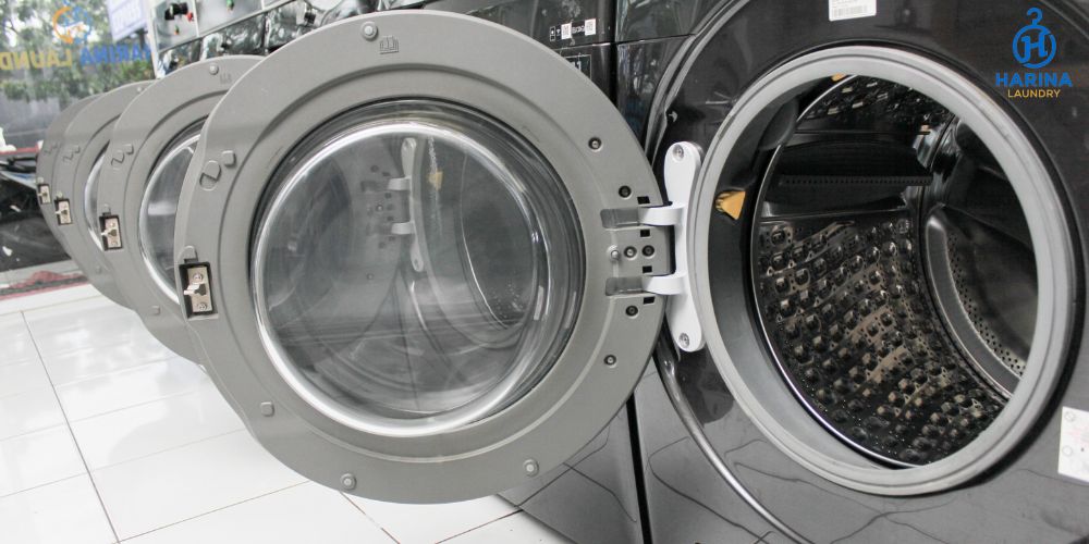 Mesin Cuci Laundry di Harina Laundry, Bandung