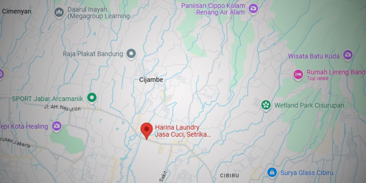 peta kecamatan ujung berung