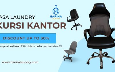 Jasa Laundry Kursi Kantor Bahan Kain dan Kulit di Bandung