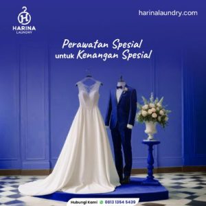 dry clean baju pengantin di bandung